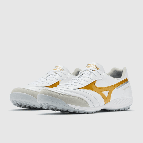 Mizuno Morelia Sala Pro TF - White/Football Gold/Galaxy Silver
