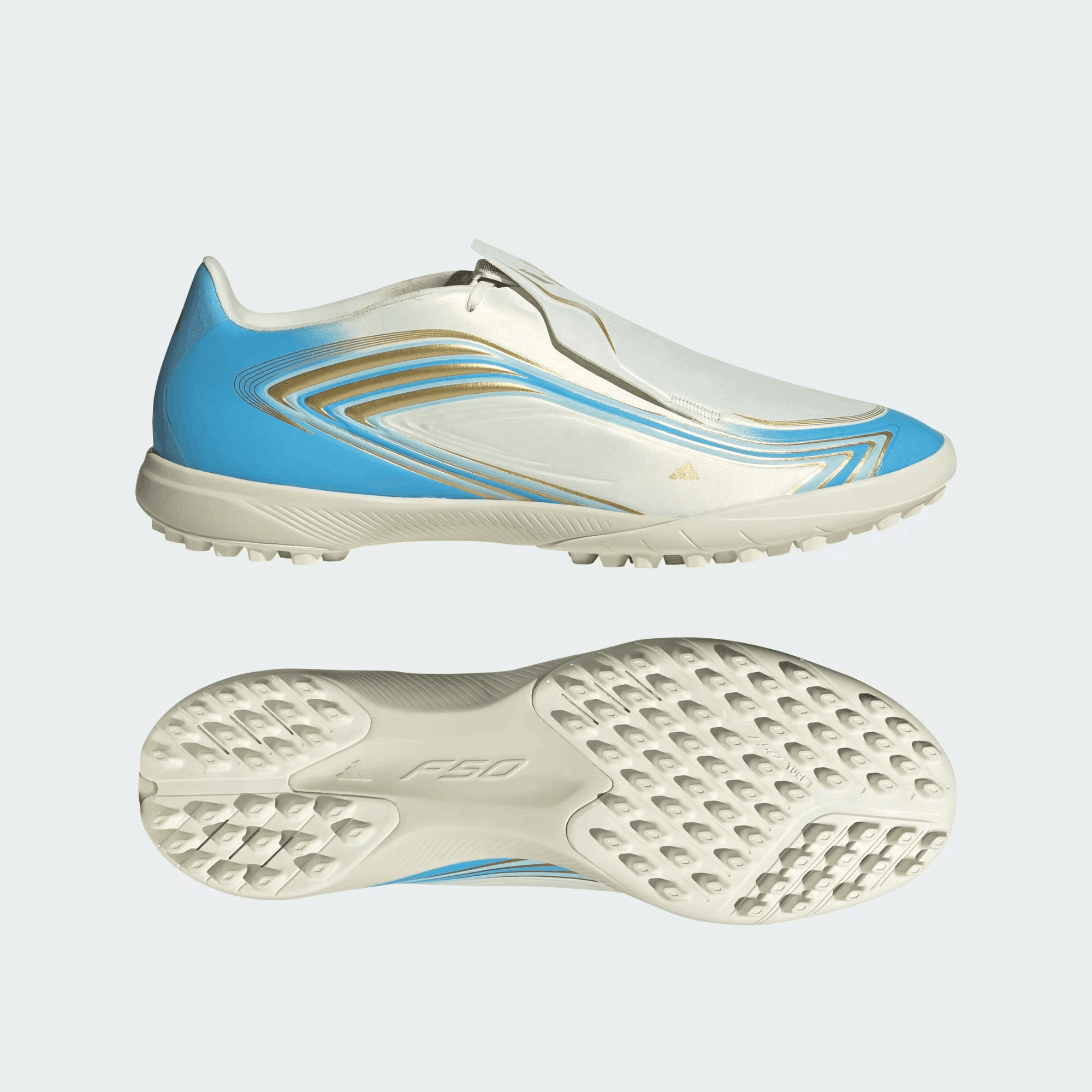 adidas F50 Messi League TF - Ivory / Semi Blue Burst / Icey Blue