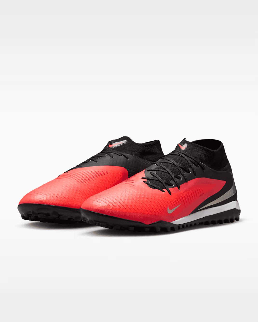 Nike Phantom 6 High Academy TF - Bright Crimson/Black/Blur