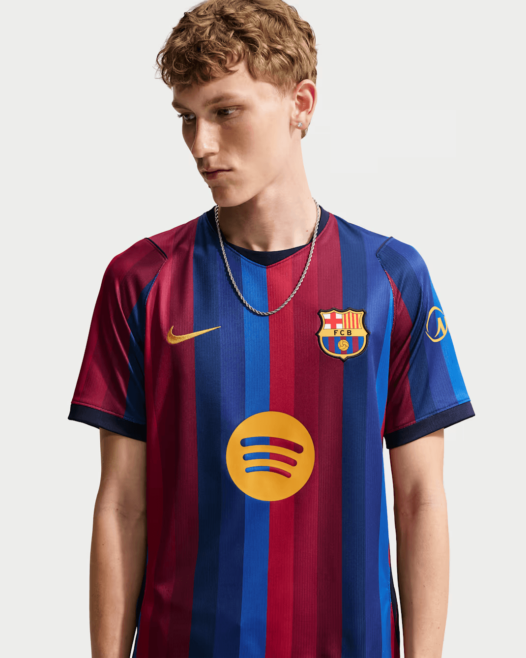 F.C. Barcelona 26/27 Home Replica Jersey - Deep Garnet/Blue Void/Blackened Blue/Mineral Yellow