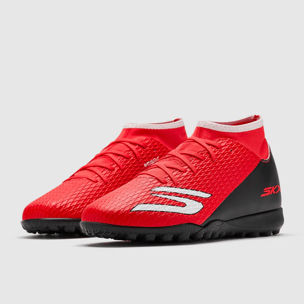 Skechers SKX_2 Jr High Youth TF - Red/Black Kids